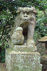 八代神社の狛犬
